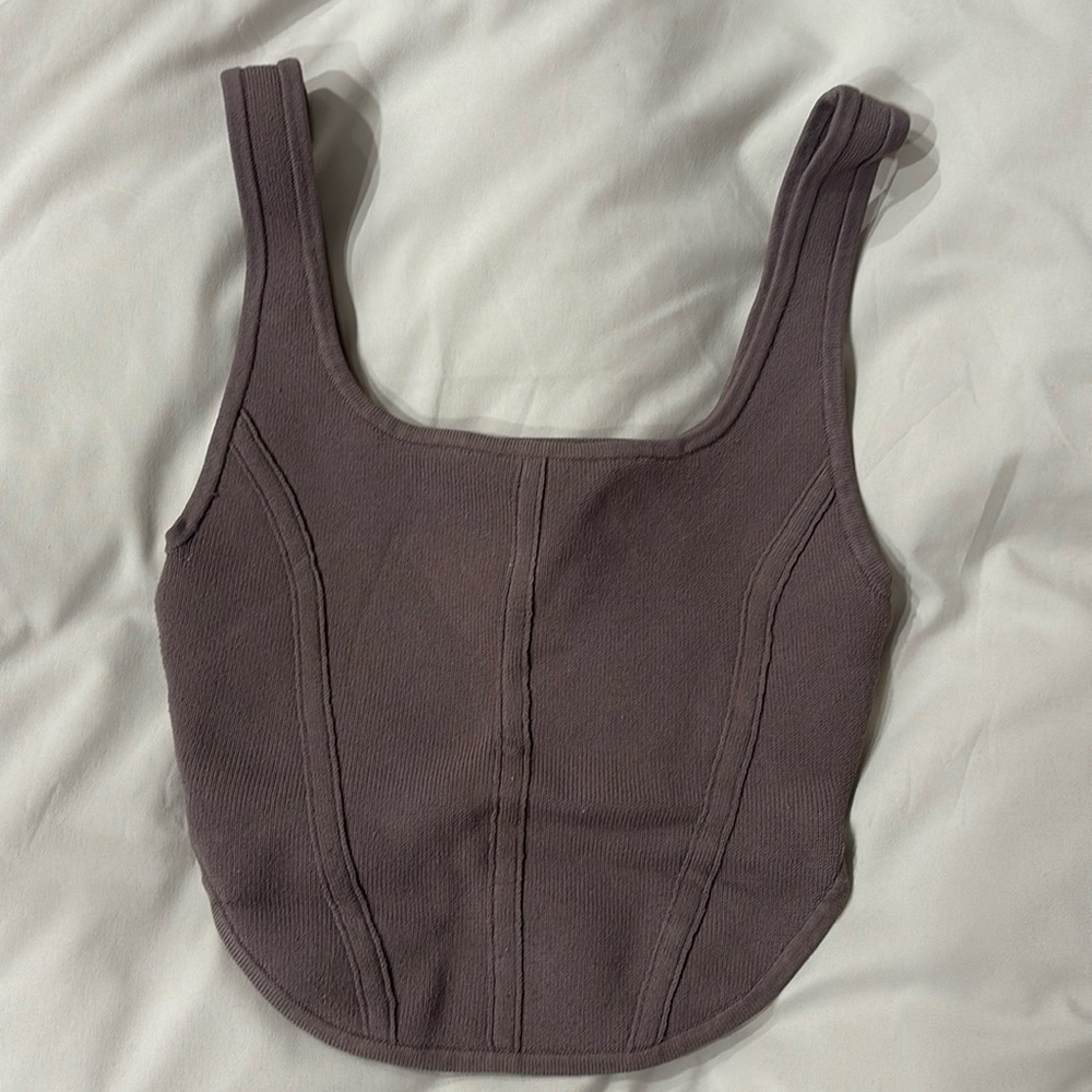 Babaton Sculpt Knit Bustier Top